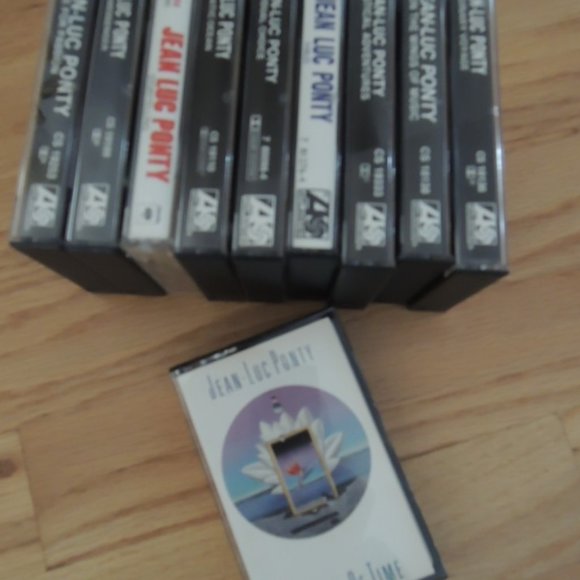 Jean Luc Ponty Lot 10 Cassette Tapes Atlantic + Columbia Label - Never Used - Picture 7 of 9